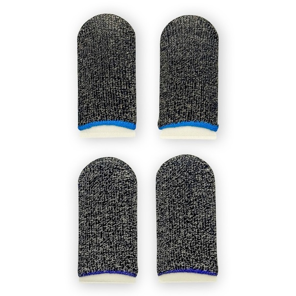 Brand New Mobile Gaming Finger Sleeves 2 Pack Anti-Sweat for FPS Games - Picture 2 of 8
